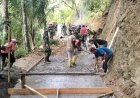 Semangat Gotong Royong Antar Rabat Beton TMMD Capai 12 Persen